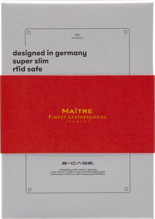 Actual product image Maître Birkenfeld C-Four E-Cage SV8 Card Case