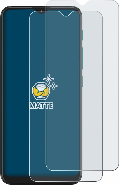Actual product image BROTECT Anti-glare screen protector matt (2 Piece, Motorola Moto G9 Play)