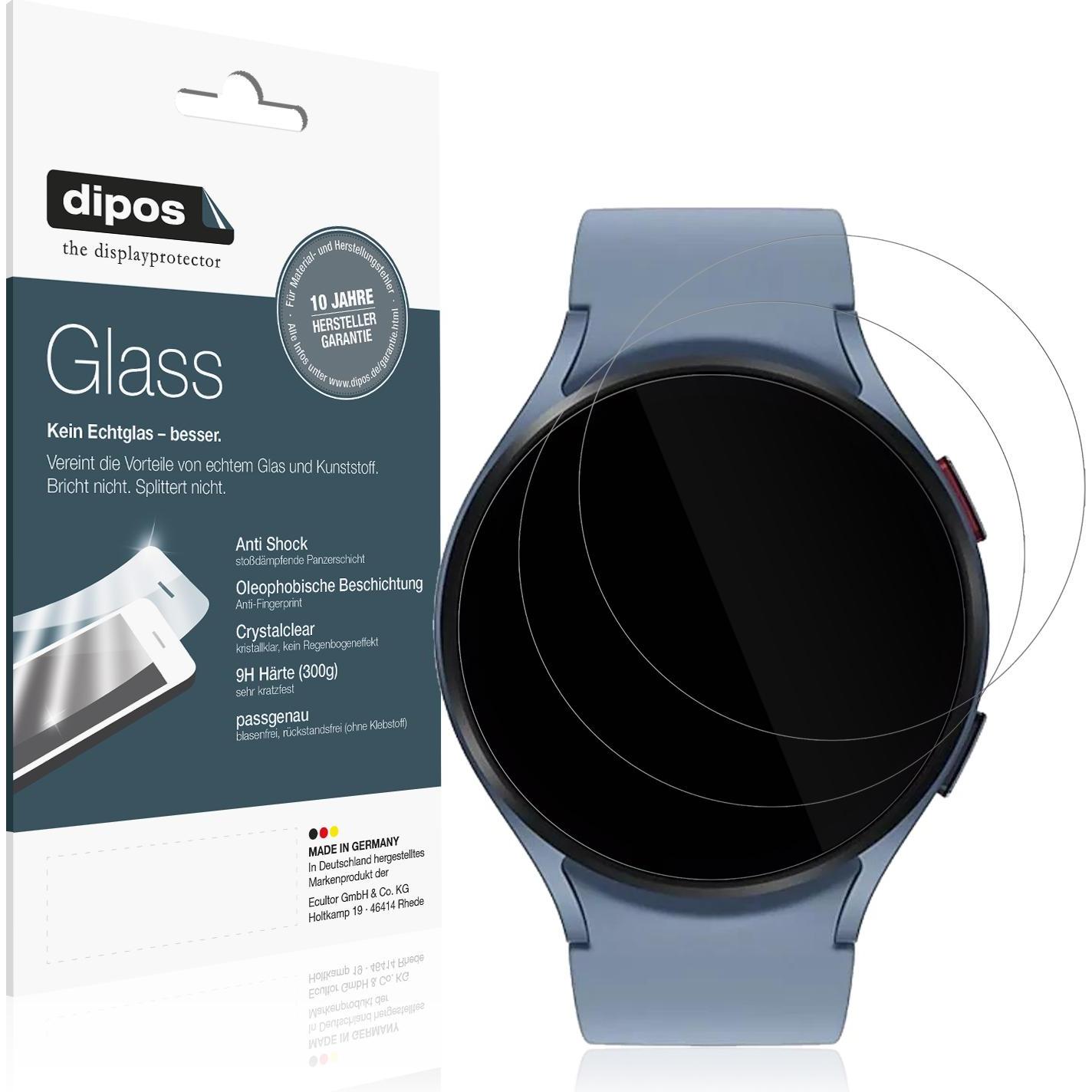Dipos Displayschutz Anti-Shock, Smartwatch Schutzfolie, Transparent