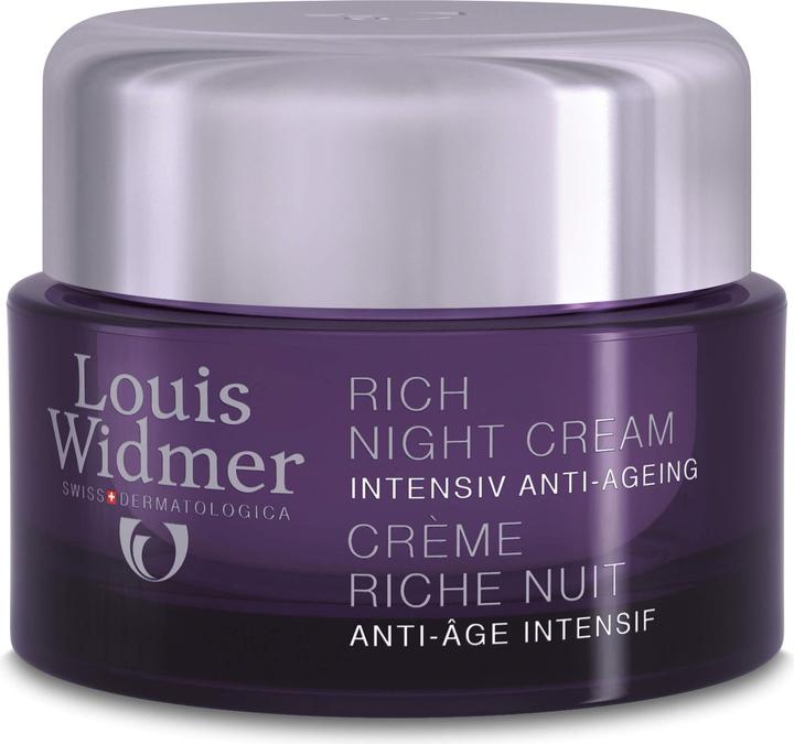 Immagine prodotto Louis Widmer Crema notte Proderm, ricca, non profumata (50 ml, Crema notte)