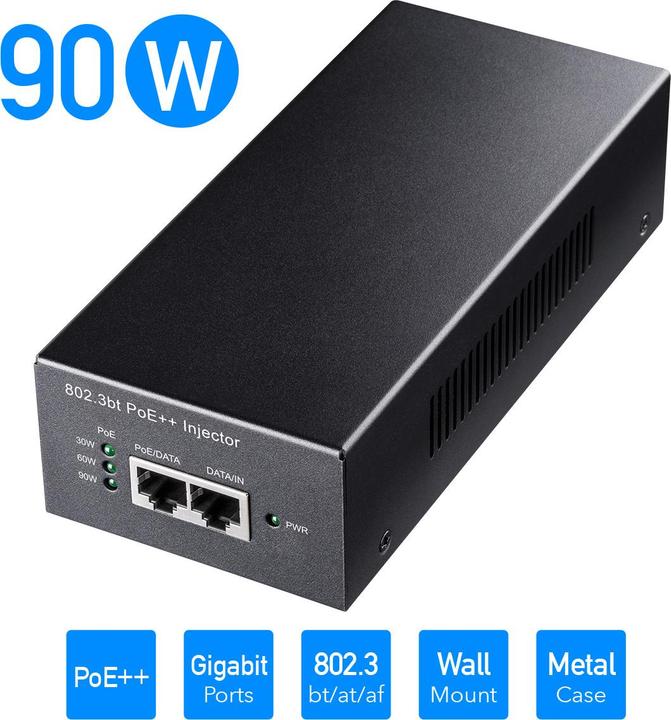 Produktbild Cudy POE400 PoE adapter Gigabit Ethernet (2 Ports)