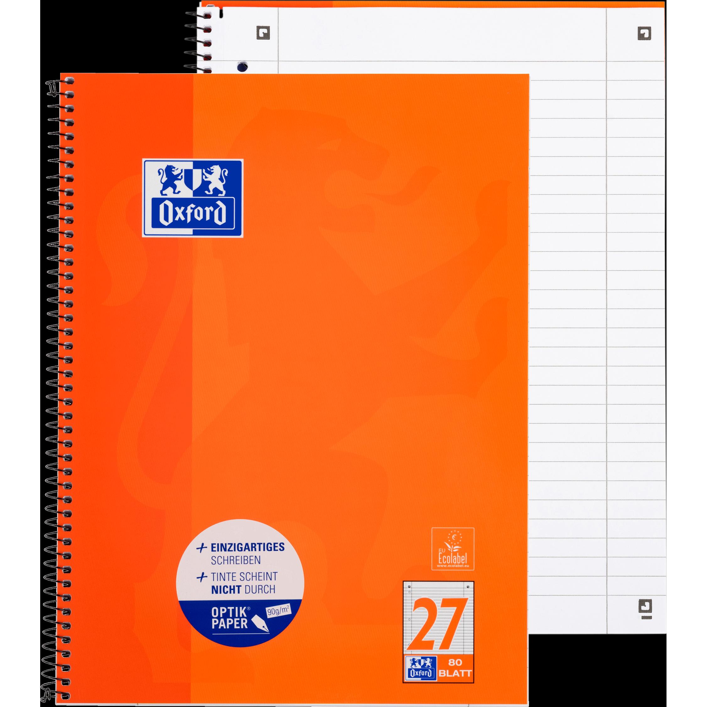 Oxford, Heft + Block, Collegeblock (A4+, Liniert, Weicher Einband)