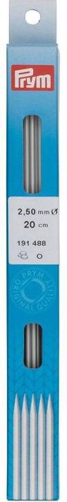 Actual product image Prym Stocking knitting needles, grey 2.50 mm, 20 cm