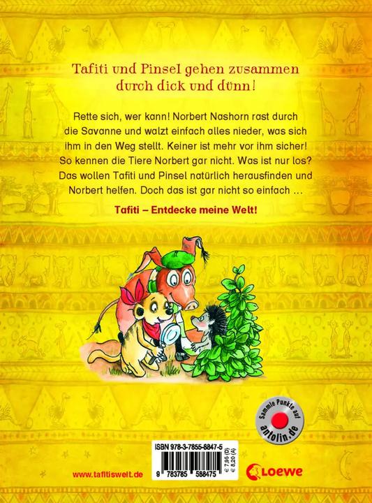 Produktbild Tafiti und das schlecht gelaunte Nashorn (Deutsch, Julia Boehme, 2018)