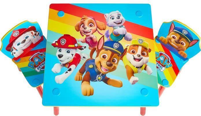Produktbild Moose Paw Patrol - Set aus Tisch und 2 Stühlen für Kinder