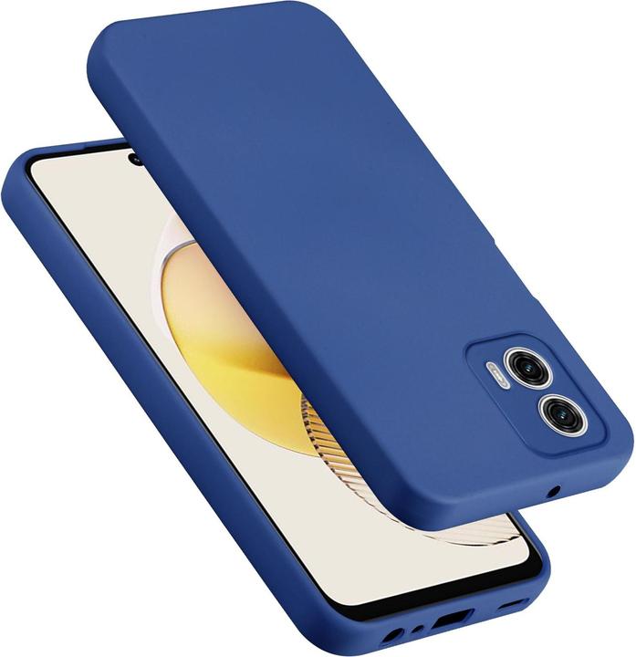 Actual product image Cadorabo Case for Motorola Moto G73 TPU in liquid protection silicone design (Motorola Moto G73)