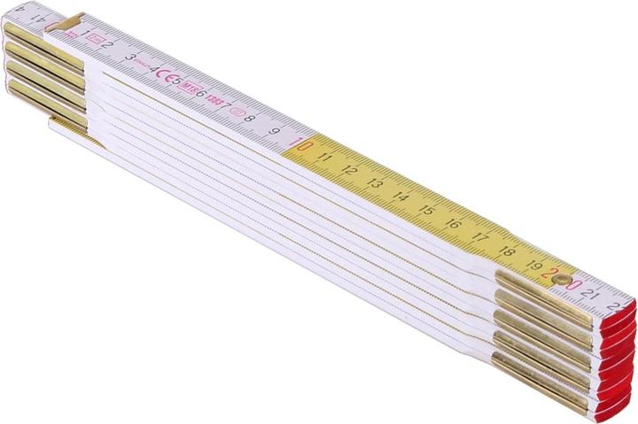 Actual product image Stanley folding ruler wood yellow (2 m)