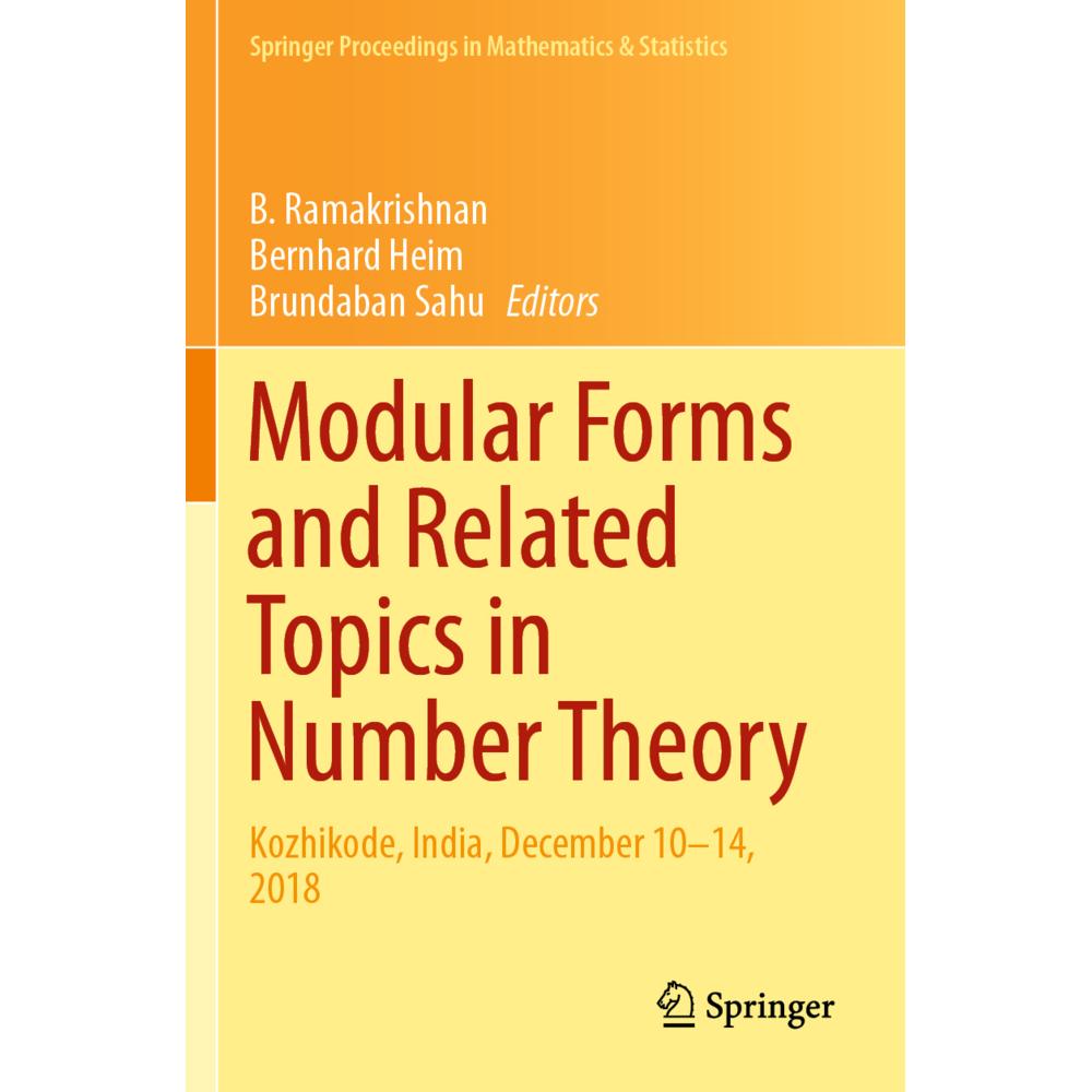 Modular Forms and Related Topics in Number Theory, Fachbücher von B. Ramakrishnan, Bernhard Heim, Brundaban Sahu
