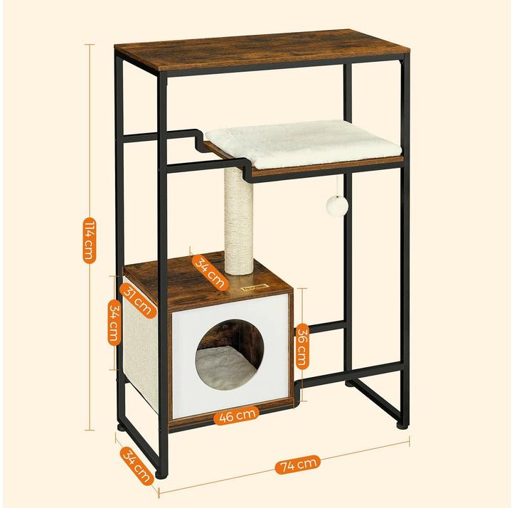 Actual product image Feandrea Tabi (114 cm, Vintage brown)