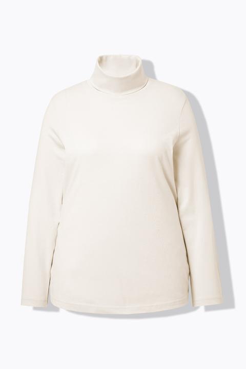 Actual product image Ulla Popken Basic Long Sleeve Slim Fit Turtleneck (62)