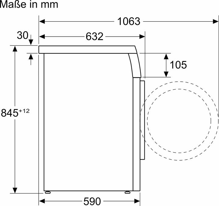 Produktbild Bosch Hausgeräte WUU28T49 (9 kg, Links)