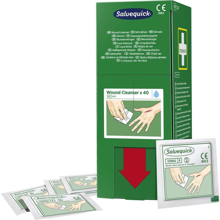 Produktbild Salvequick Wundreiniger sterile physiologische Kochsalzlösung (40 x)