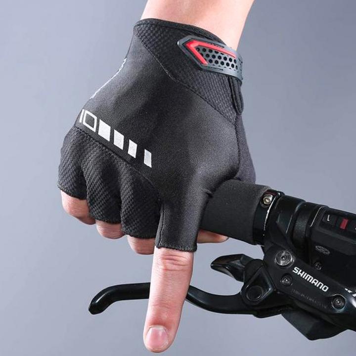 Image du produit Rockbros S143-BK XL gants de cyclisme avec inserts en gel - noir (XL)