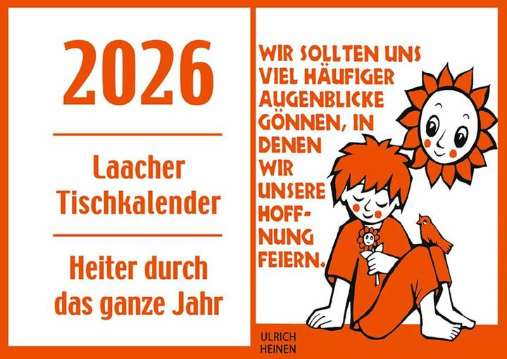 Produktbild Laacher Tischkalender Heiter durch das Jahr 2026 (Harter Einband, Deutsch)