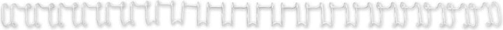 Actual product image GBC Binding wire, 14 mm, 21 rings, white