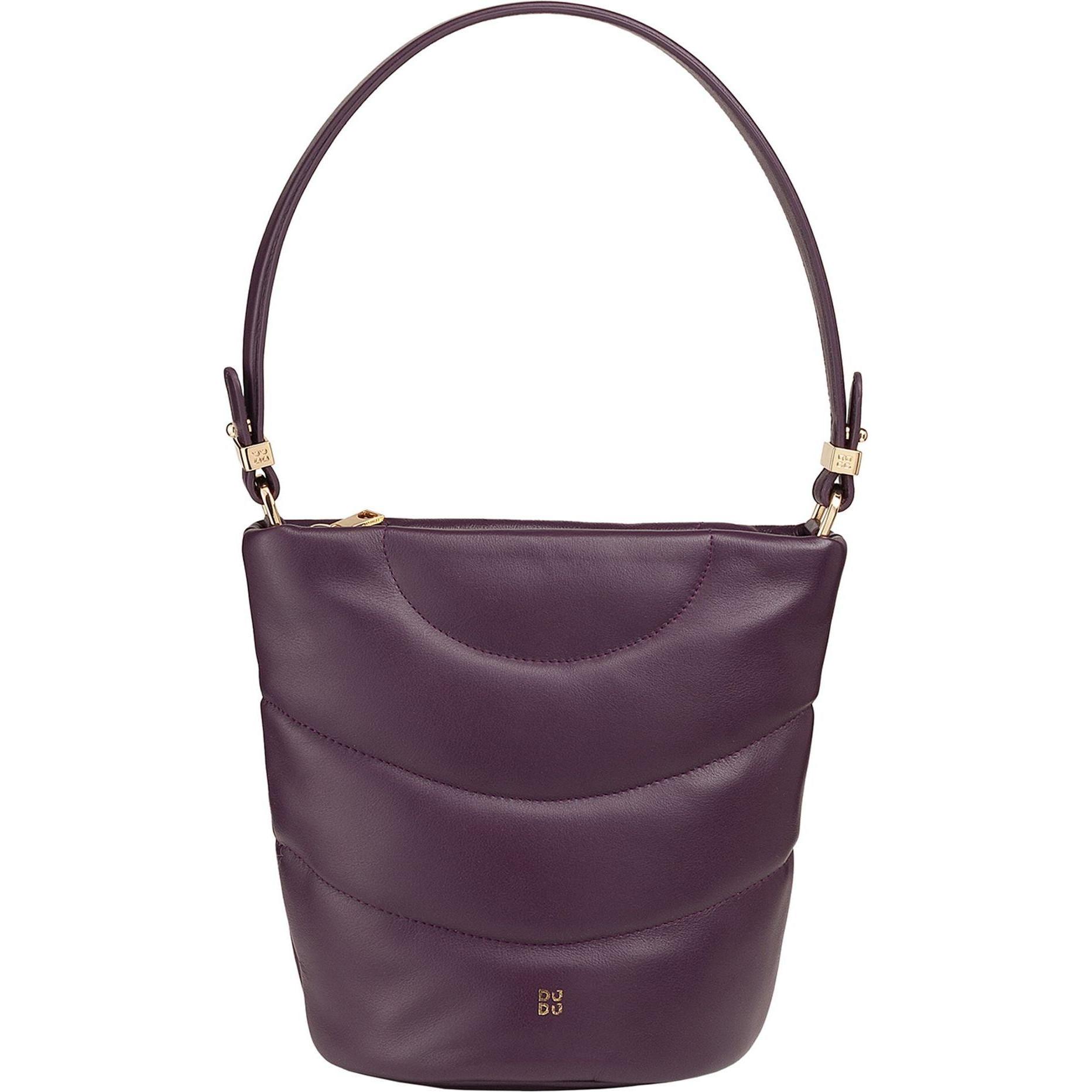 Dudu, Handtasche, Barbara Schultertasche Leder 21.5 cm, Violett