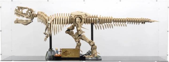 Actual product image iDisplayit Acrylic display for LEGO® 76968 Dinosaur Fossils: Tyrannosaurus Rex (With black floor)