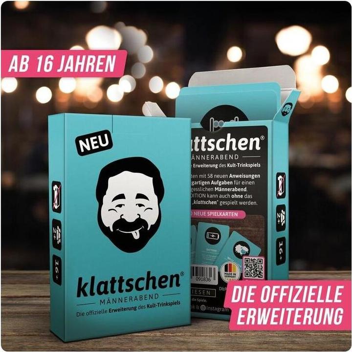 Produktbild Denkriesen klattschen® -MÄNNERABEND - Die offizielle Erweiterung des Kult-Trinkspiels
