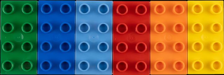 Productafbeelding LEGO Houten ® Duplo 2x4 - Bouwblokjes 3011 NEUF - 80x (3011)
