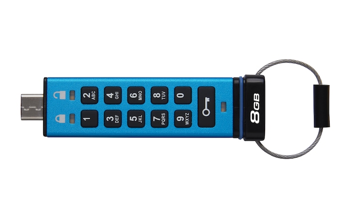 Immagine prodotto Kingston IronKey Keypad 200C (8 GB, USB 3.2)