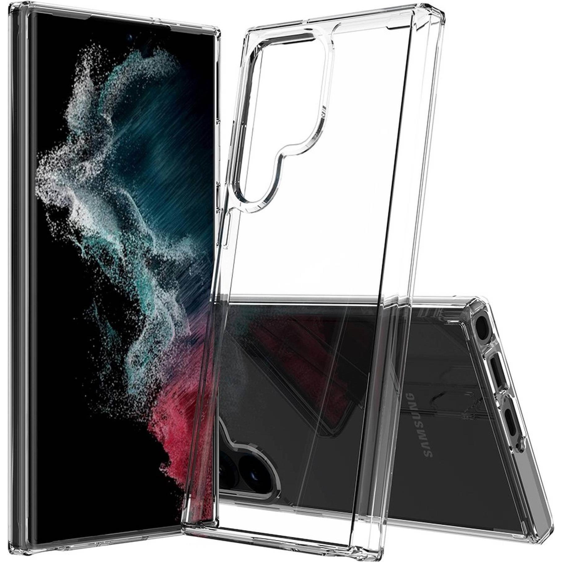 JT Berlin Galaxy S23 Ultra - Pankow Clear Case (Samsung Galaxy S23 Ultra), Smartphone Hülle, Transparent