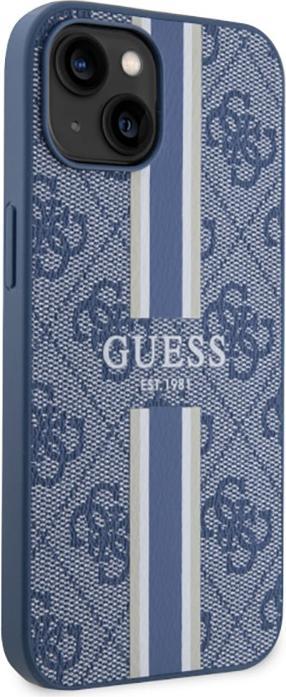 Produktbild Guess GUHMP14MP4RPSB iPhone 14 Plus 6,7" niebieski/blue hardcase 4G Printed Stripes MagSafe (Apple iPhone 14 Plus)