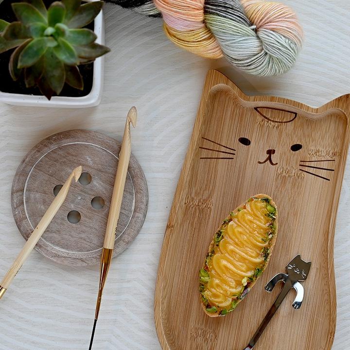 Actual product image Knitpro Bamboo interchangeable crochet hook