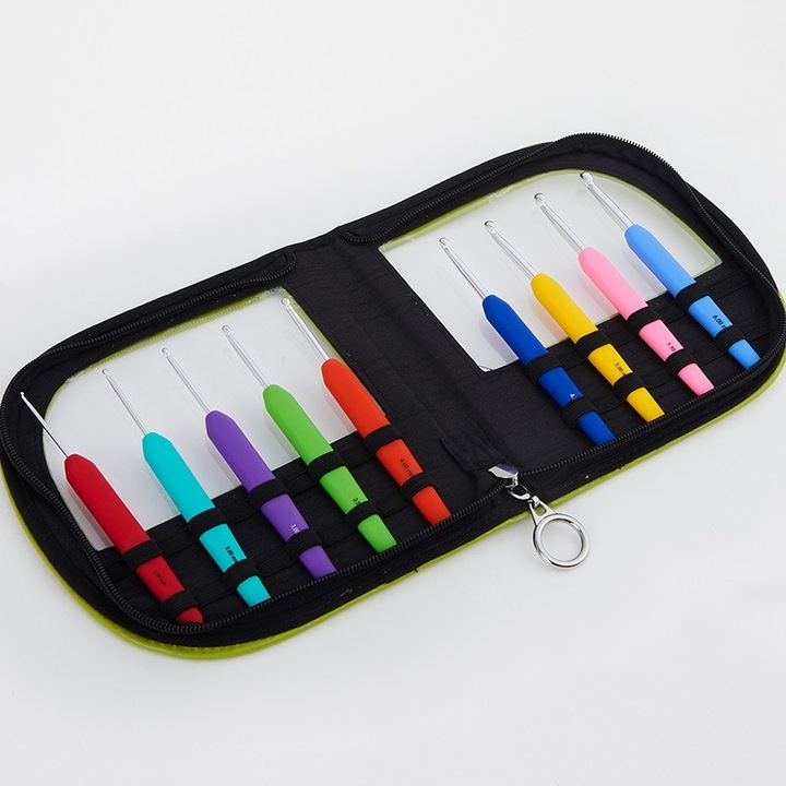 Produktbild Knitpro Set Häkelnadeln waves mit Softgriff