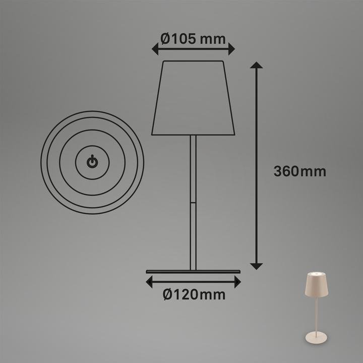 Image du produit Briloner Lampe de table (200 lm)