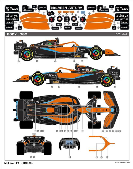 Actual product image Rastar McLaren F1