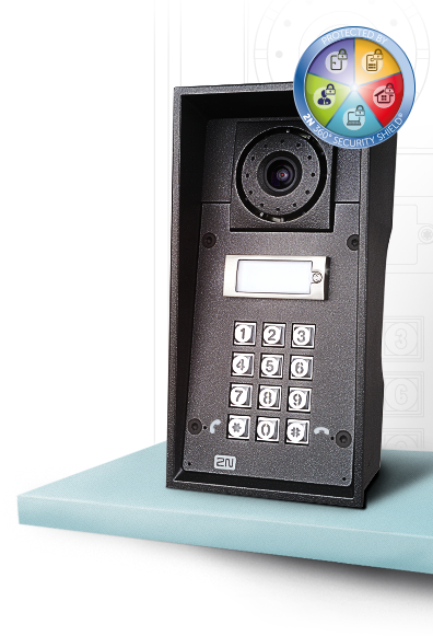 Productafbeelding 2N IP-deurstation IP Force - 1 toets, HD Cam, picto., lezer (Ethernet)