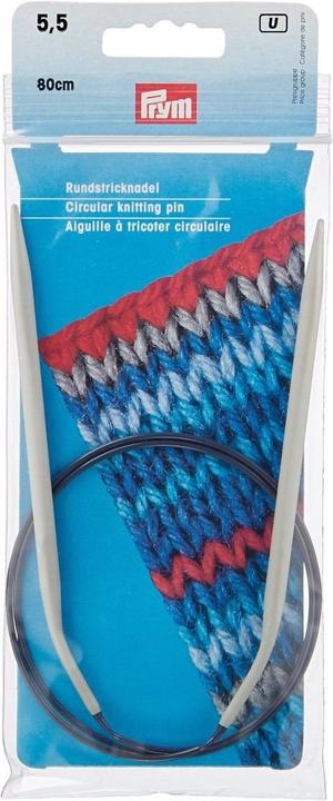 Immagine prodotto Prym Ago circolare per maglieria ALU 544 grigio 80 cm 3,50 mm