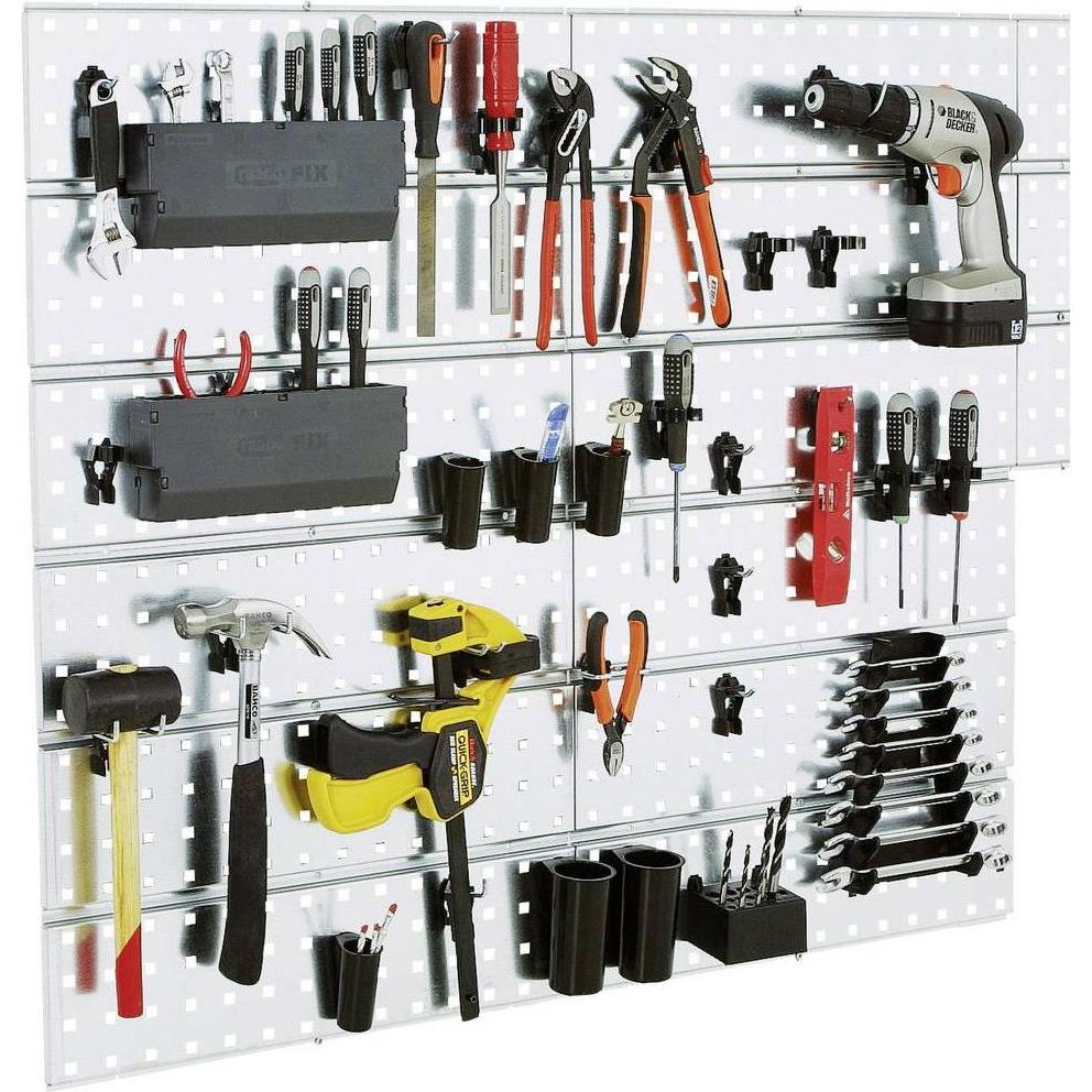 Raaco, Werkzeugwand, LochplattenSet Clip Set 38