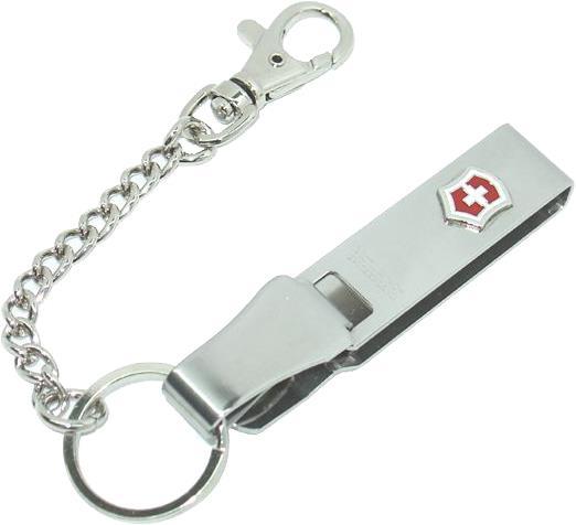 Victorinox Gürtelanhänger mit Karabinerhaken und Kette