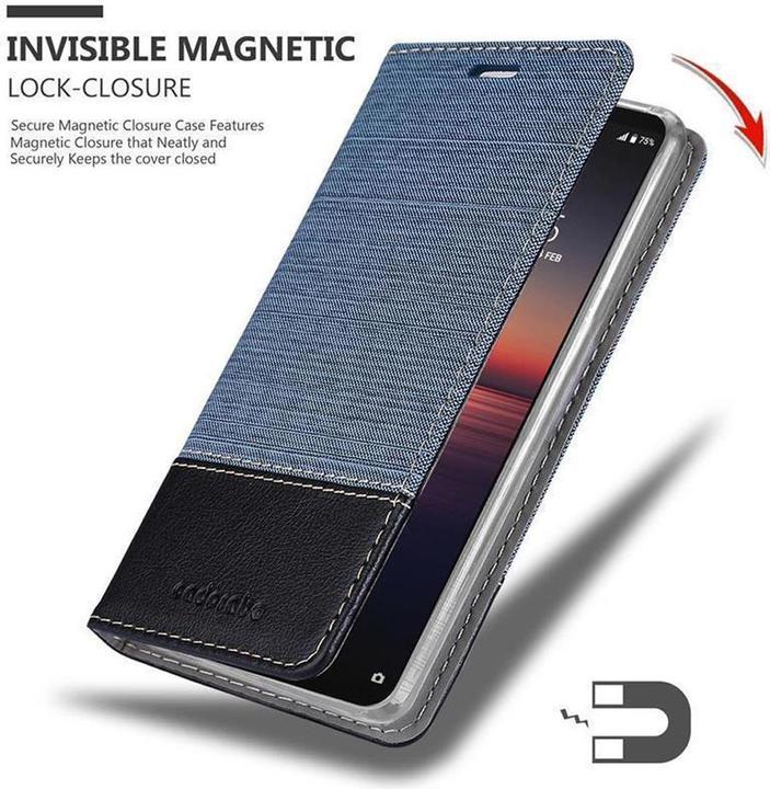 Actual product image Cadorabo Book Jeans Optics Cover (Sony Xperia 1 II)