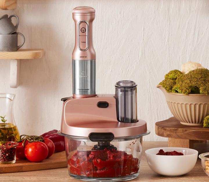 Actual product image Karaca Mastermaid ProSteel Food Processor with Glass Bowl and Anti-Splash Lid (2500 W)