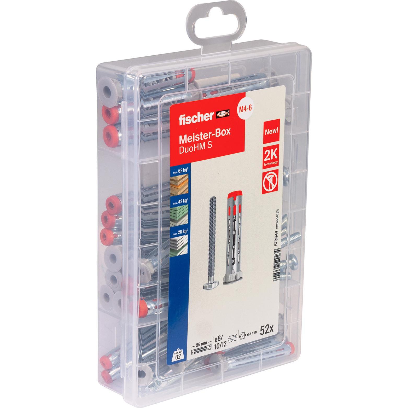Fischer, Dübel, Meisterbox DuoHM TX (52) (52 Stk.)
