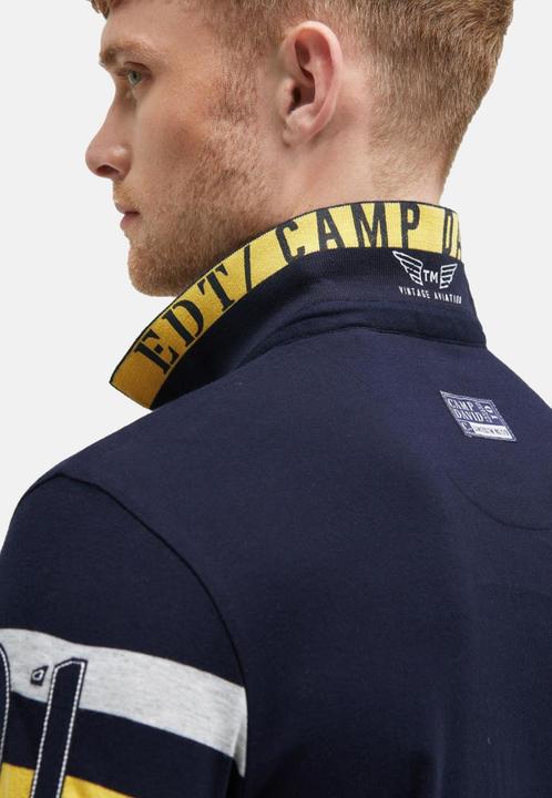 Image du produit Camp David Poloshirt Airplane Tour I Kurzarmshirt mit Polokragen (L)
