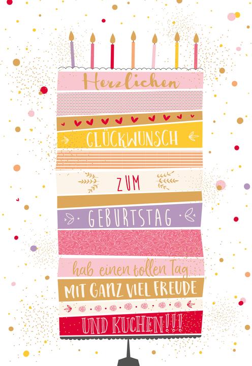 Produktbild ABC Geburtstagskarte (1 Stk.)