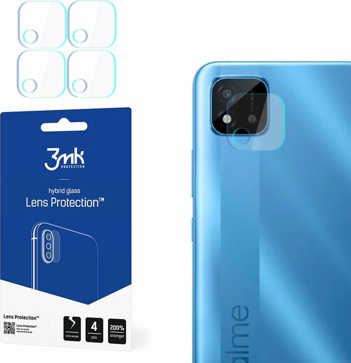 Produktbild 3MK hybrid glass Lens Protection for Realme C11 2021 (1 Stück, Realme C11 2021)