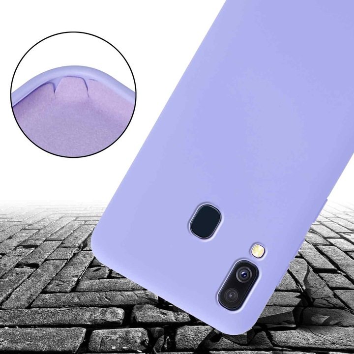 Actual product image Cadorabo TPU Cover Mobile Phone Chain Liquid (Samsung Galaxy A40)