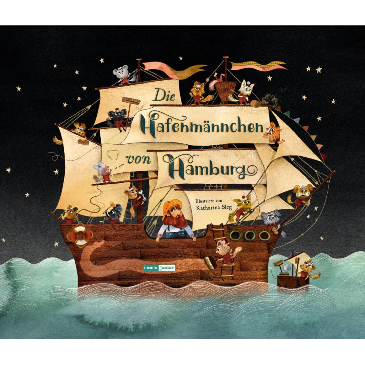 Thumbnail - Die Hafenmännchen von Hamburg, Kinderbücher von Heinrich Spiero