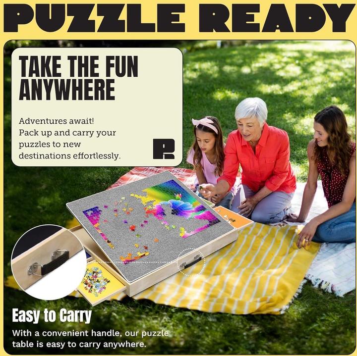 Immagine prodotto Puzzle Ready Puzzle Board mit Kippfunktion (1000 pezzi)