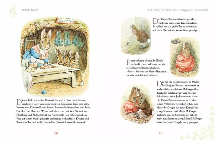 Actual product image Peter Hase Sämtliche Abenteuer (German, Beatrix Potter, Kim Landgraf, 2014)