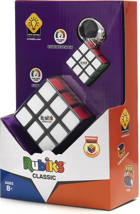 Spin Master SPIN Rubik Classic kostka 3x3+brelok 6064011 (3 x 3)
