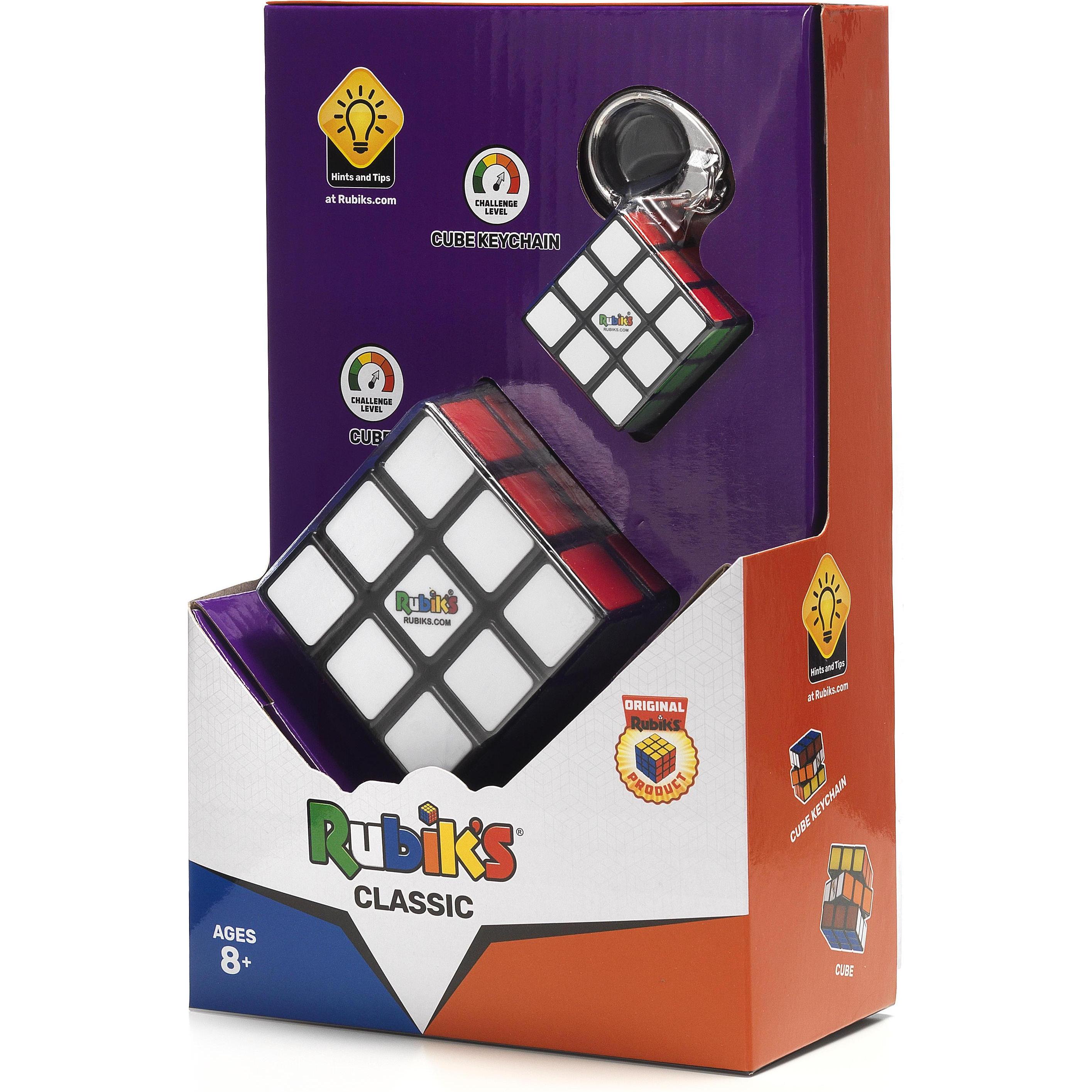 Spin Master SPIN Rubik Classic kostka 3x3+brelok 6064011 (3 x 3)