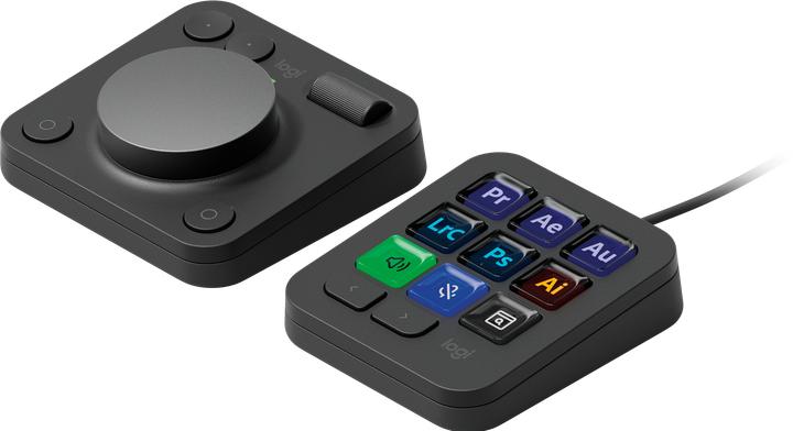 Image du produit Logitech Mx Creative Console (Sans disposition de clavier, Sans fil, Filaire)