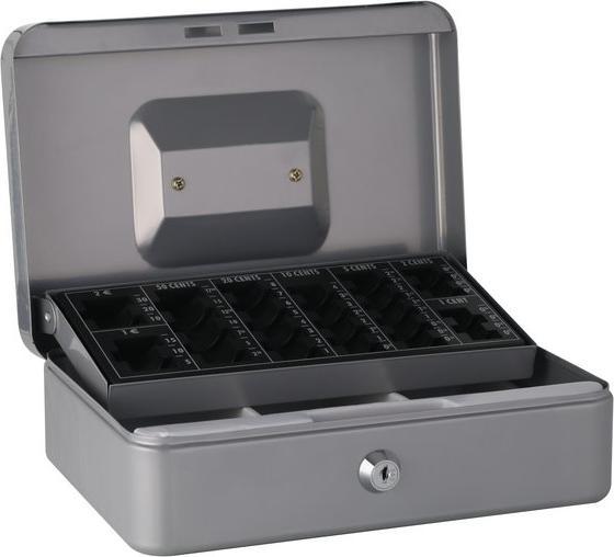 Actual product image Axentia Cash box, approx. 25 x 9 x 18 cm