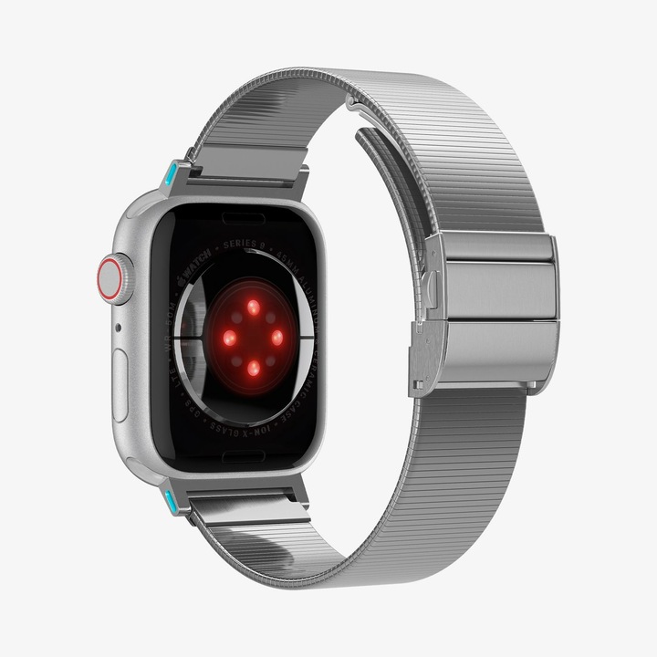Produktbild Spigen AMP07225 (Edelstahl, Smartwatch)