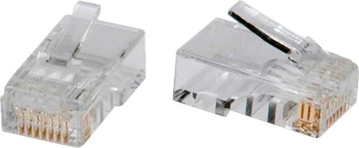 Actual product image Roline RJ45 Modular Plug Cat.6, unshielded 10pcs.